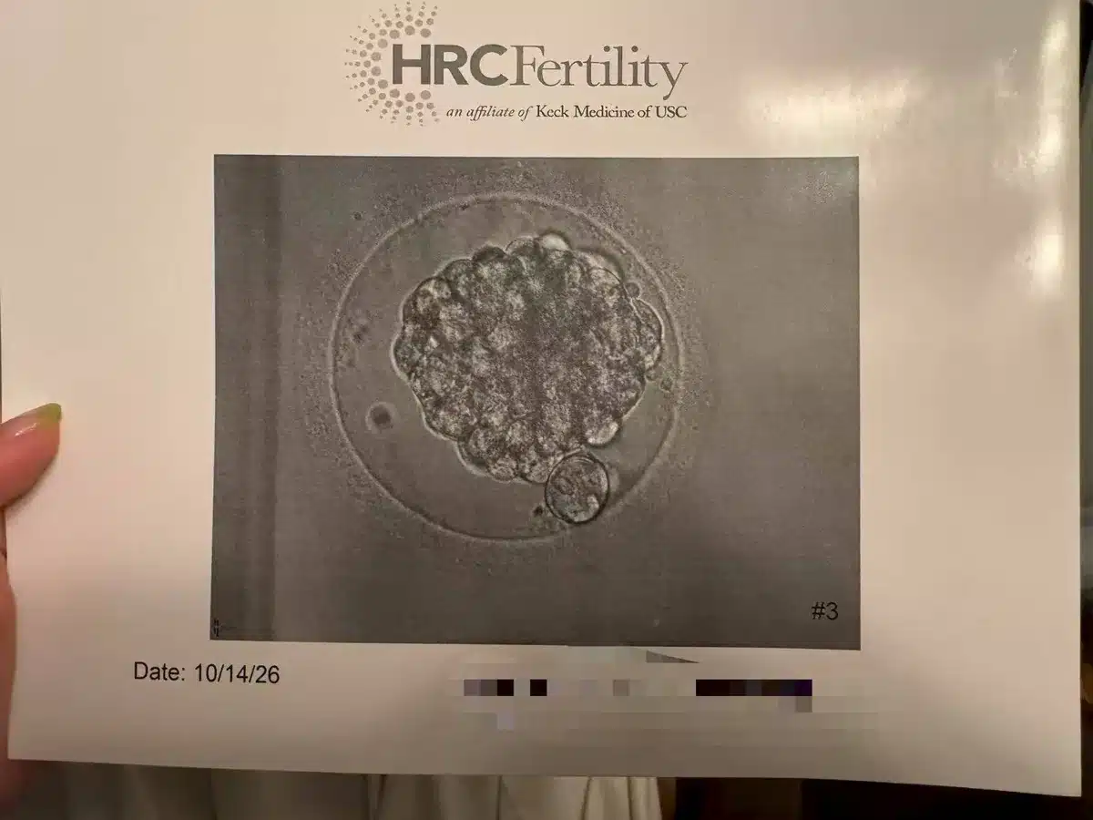 HRC Fertility clinic sign